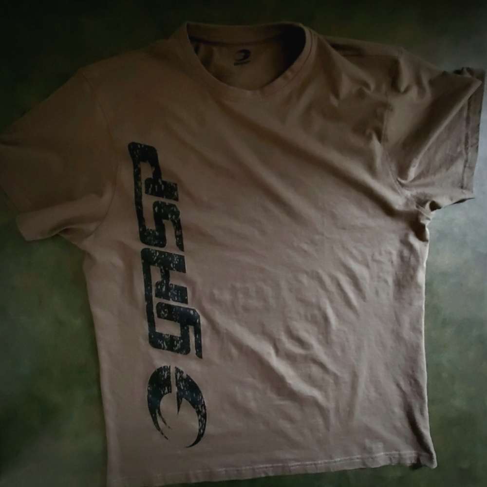 GASP Tee original olive green bodybuilding shirt